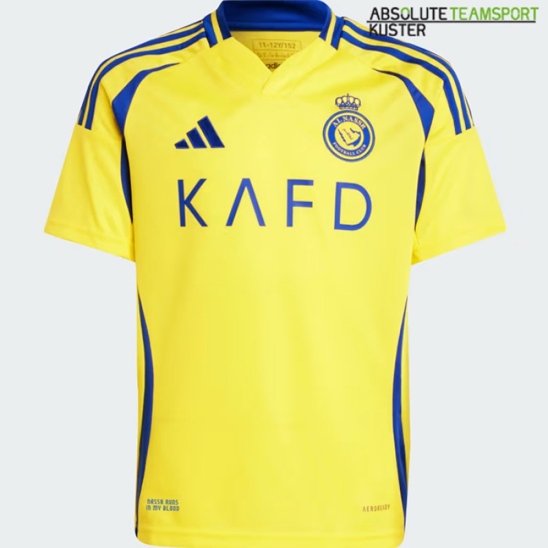 Al Nassr FC Ronaldo Kids Home Jersey Al Nassr FC Ronaldo Kids Home Jersey
