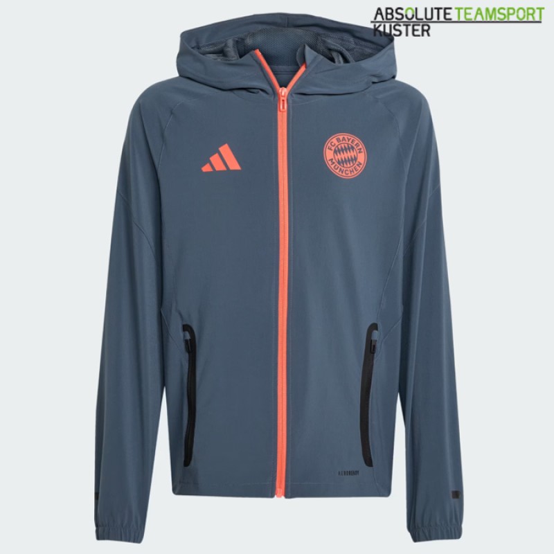 Bayern München Kids' Tech Travel Jacket Bayern München Kids' Tech Travel Jacket
