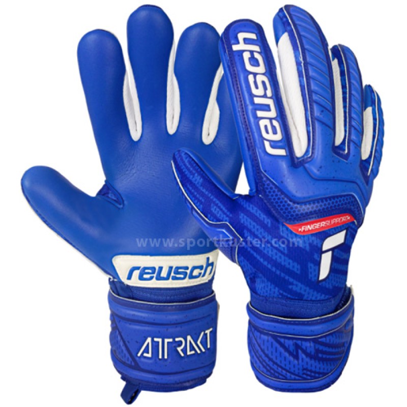 Reusch Attrakt Grip Evolution Finger Suppport Junior Gloves Reusch Attrakt Grip Evolution Finger Suppport Junior Gloves